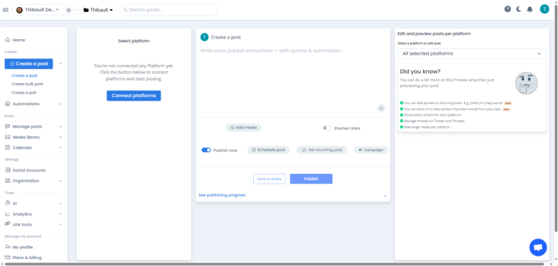 6 Best AI Social Media Post Generators in 2025 (Free & Paid Tools)