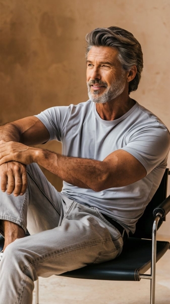 8 Hairstyles for Mature Men in 2025: Stylish Looks for Modern Dads!