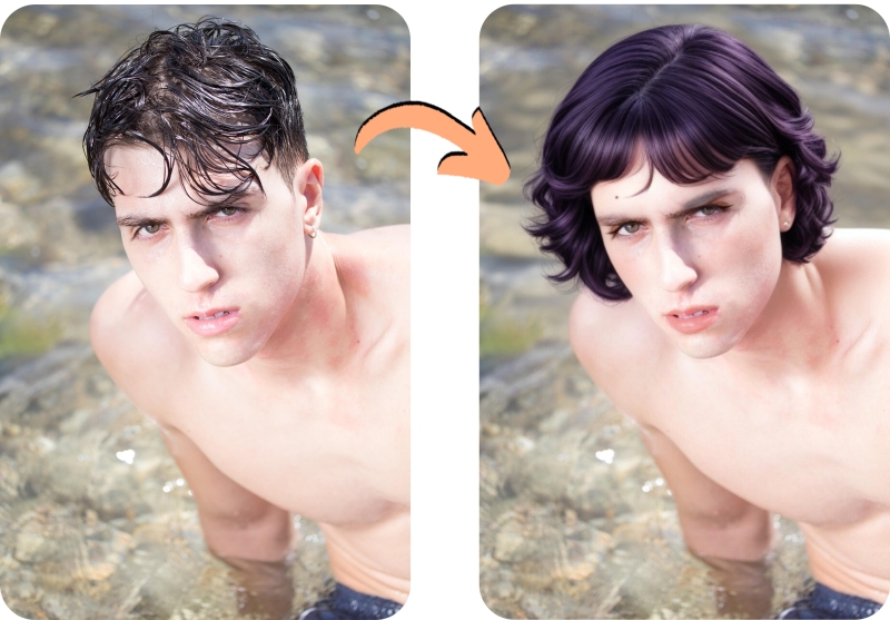 AI Gender Swap Filter: Try Male to Female Makeover [App & Online]