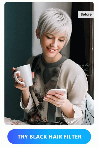 Black Hair Filter: Find Out What You’d Look Like with Black Hair