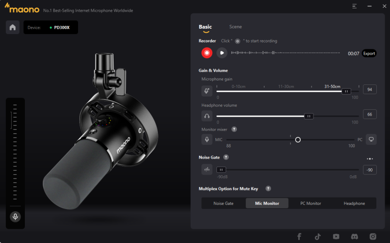 Maono's PD300 X Dynamic Microphone and Boom Arm: Great Quality and a Budget Price