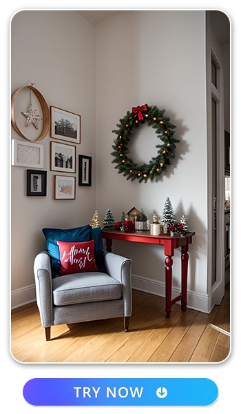 Try On 10 Trendy Indoor Christmas Decor Ideas in 2025 with AI Magic