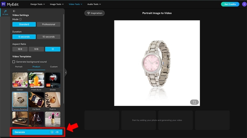 AI Product Video Generator: Create a Video from an Image