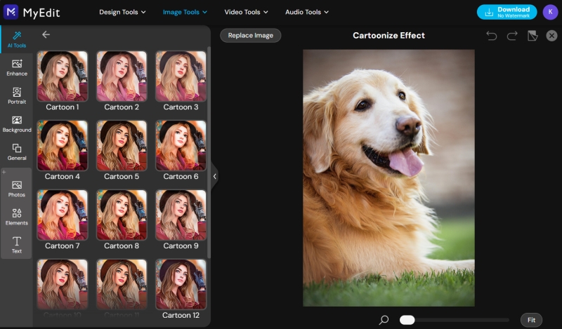 Cartoonize My Dog: Turn Pets into Cartoon with AI [Online + App]