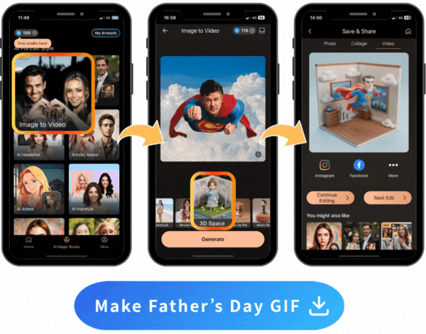 Ideas for Making Happy Father’s Day GIFs and Images by Yourself in 2025!