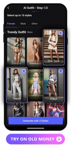 Try On Old Money Fashion Style with the Best AI Outfit Generator