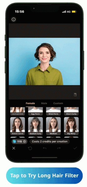 How to Try Long Hair Filters Online and with App: Tutorial Inside!