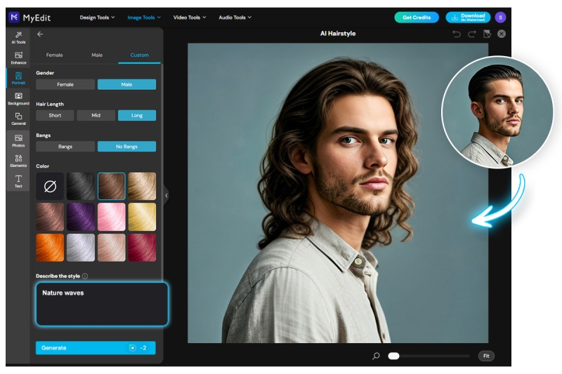 How to Try Long Hair Filters Online and with App: Tutorial Inside!