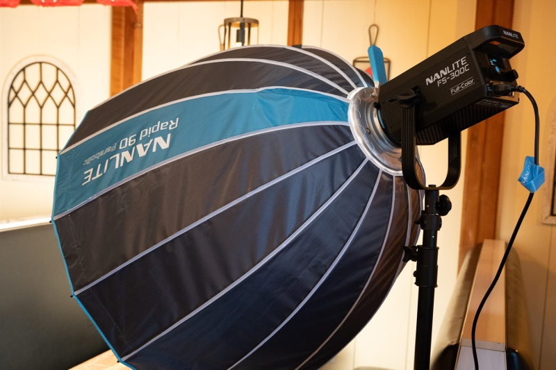 Nanlite's FS-300C and Rapid 90 Softbox Reviewed: Affordable Power and Creative Color