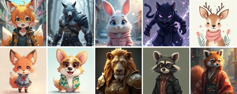 5 Best Free Furry AI Generators to Create Your Fursona in 2025