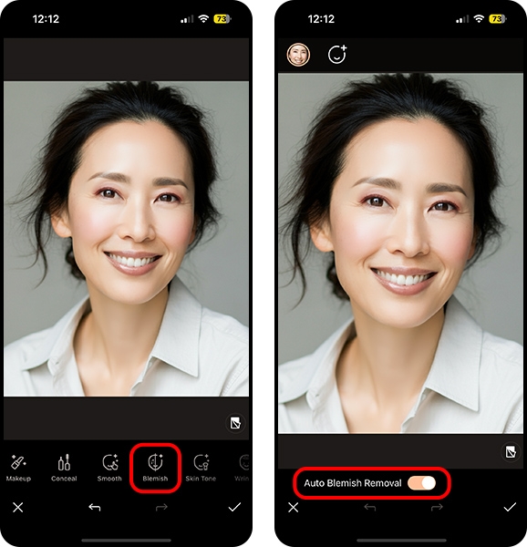 AI Beauty Filter App: Apply Makeup, Remove Blemishes & More