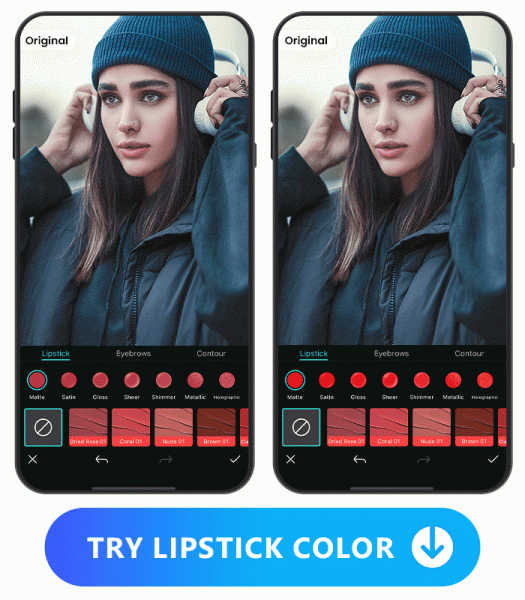 Eyeliner Filter: How to Try On Eyeliner Shapes and Colors with an App