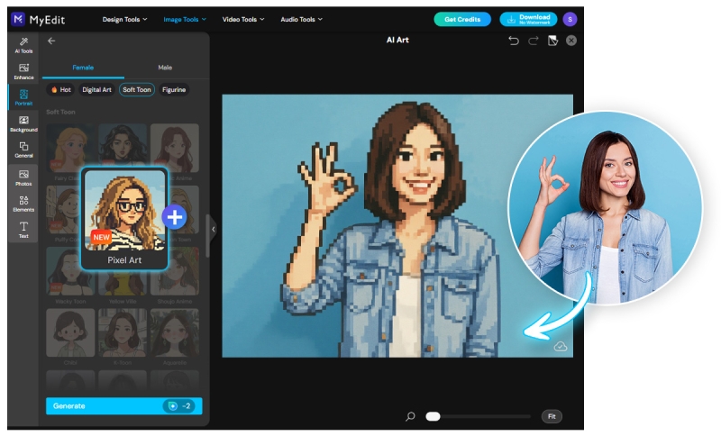 How to Pixelate a Photo: Create Pixel Characters with a Pixel Filter