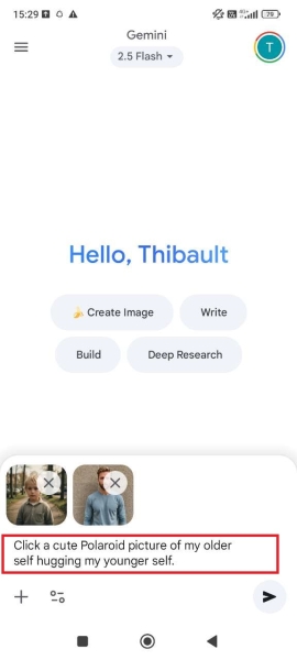 Hug My Younger Self Trend: Gemini Prompt and Animated Version