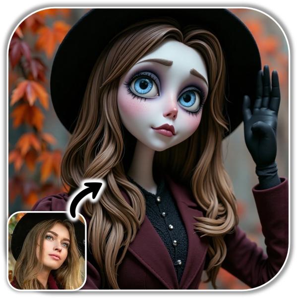 Transform Your Photos with the AI Tim Burton Filter Online