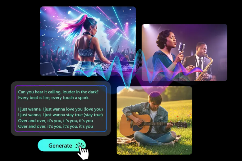 How to Generate Song Lyrics with MyEdit AI Lyrics Generator