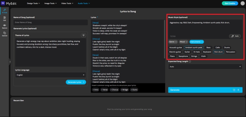 Online AI Rap Generator: Create Lyrics and Rap Songs Instantly