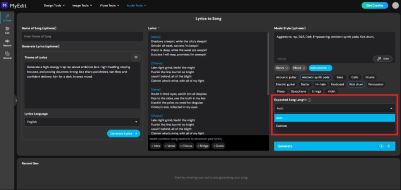 Online AI Rap Generator: Create Lyrics and Rap Songs Instantly
