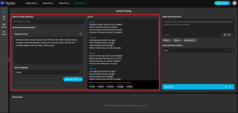 Online AI Rap Generator: Create Lyrics and Rap Songs Instantly